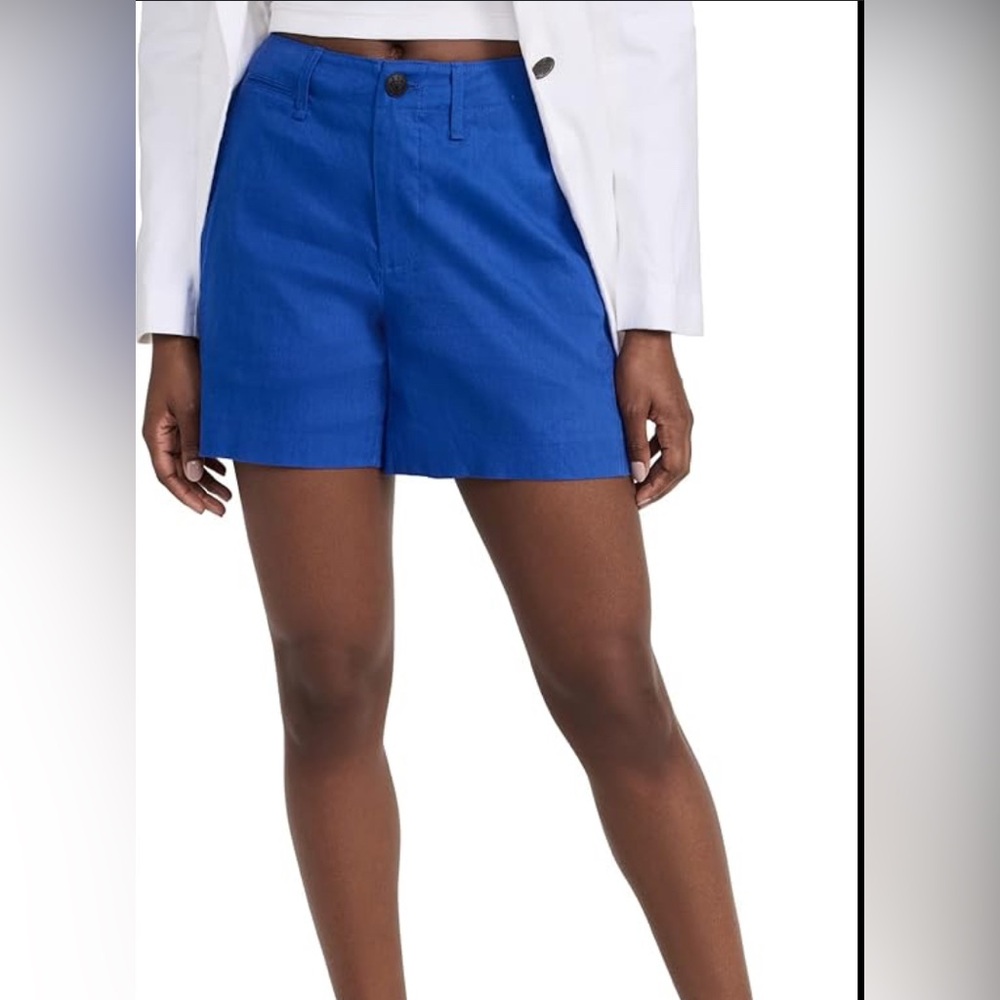 Rag & Bone NWT Sofie Linen Short Bright Blue